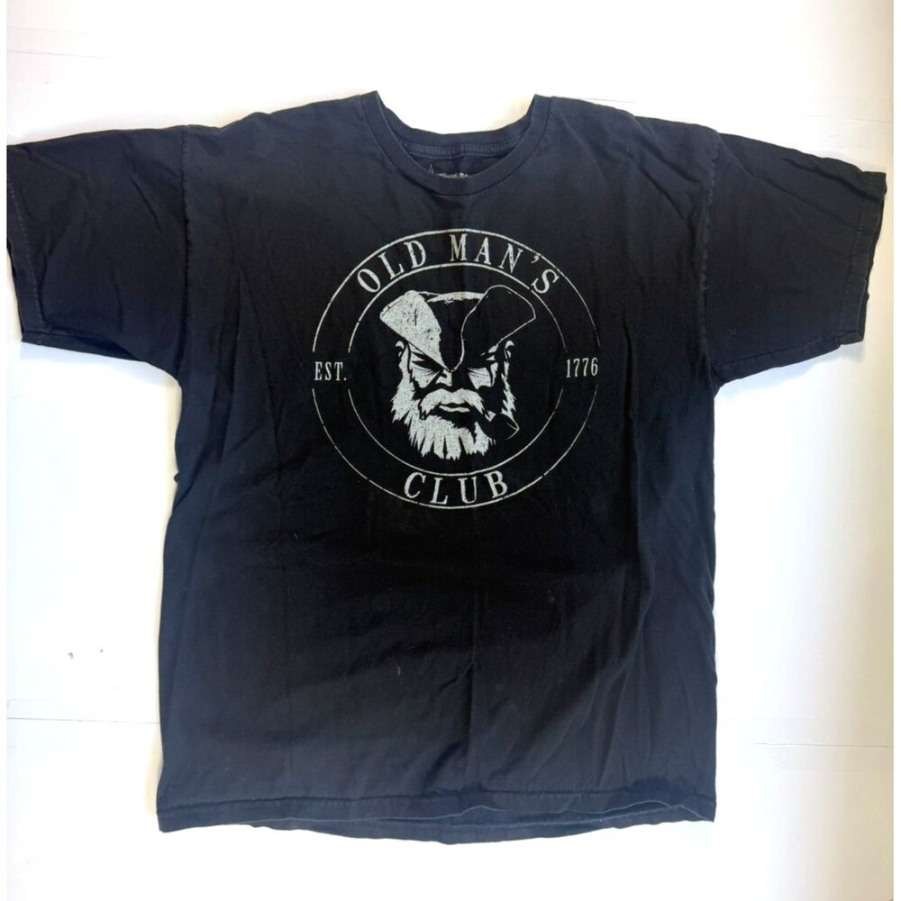 Ranger Up T-Shirt Mens Large Black Old Man's Club Beware Old Man Military Graphi